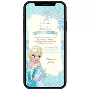 invitación-digital-elsa-frozen