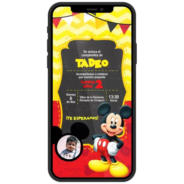 invitación-digital-mickey-mouse-con-foto